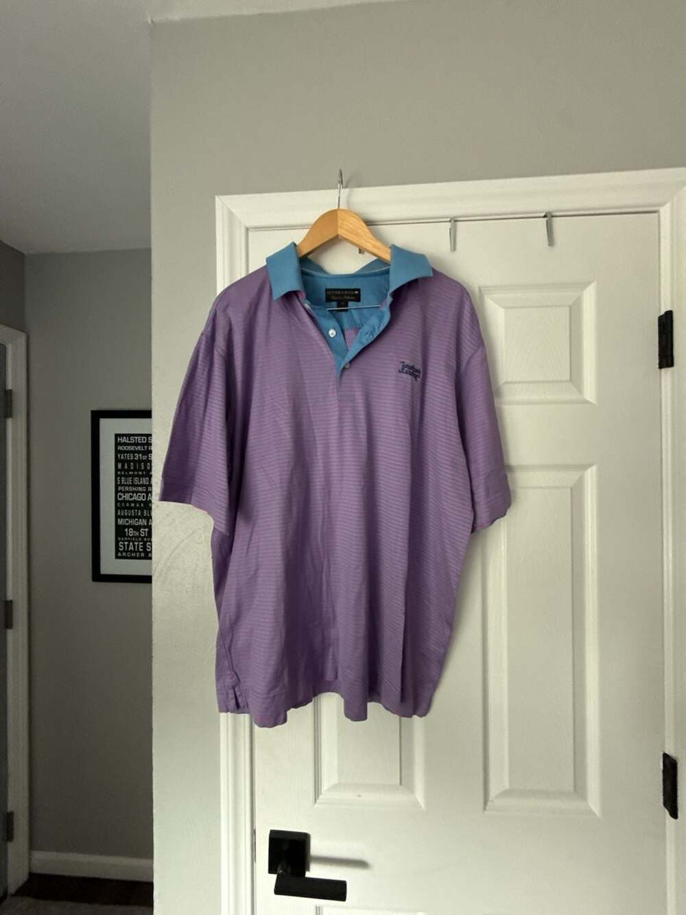 Cutter & Buck Signature Collection Jonathan's Landing Striped Polo Shirt